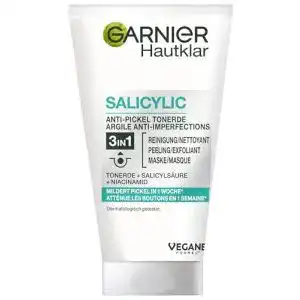 Gesichtsmasken Garnier Hautklar 3 in 1 Gesichtsreinigung 150 ml