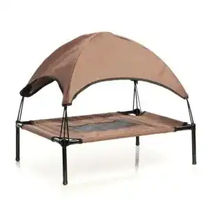 Hundeliege Wiltec Braun 91x76x16cm bis 25kg Relaxliege