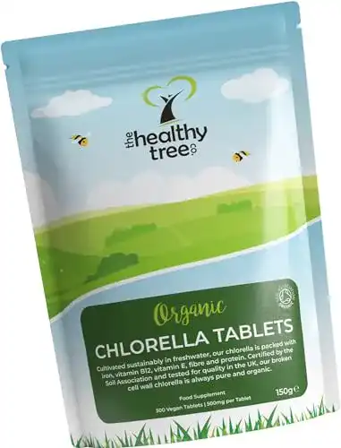 Chlorella TheHealthyTree Company Bio Tabletten, 300 x 500mg