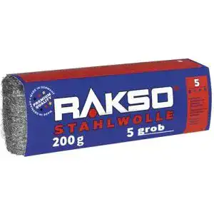 Stahlwolle RAKSO Banderole 200g grob