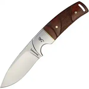 Browning-Messer Browning Cocobolo feststehenden Messers mit Leat