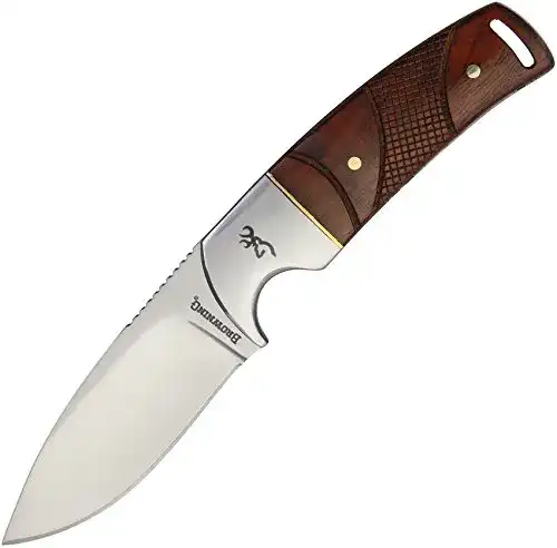 Browning-Messer Browning Cocobolo feststehenden Messers mit Leat