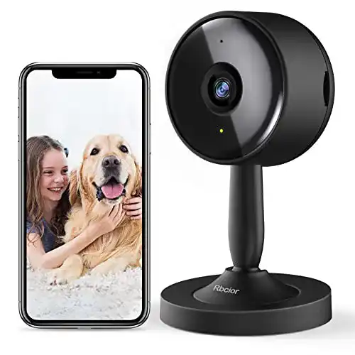 IP-Webcam Rbcior Überwachungskamera Innen, 1080P WLAN IP