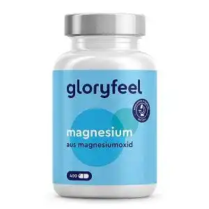 Magnesium hochdosiert gloryfeel Magnesium, 365 Kapseln