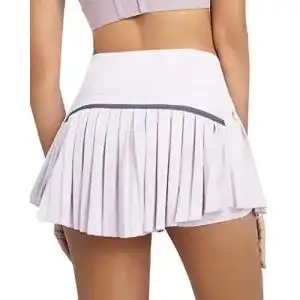 Hosenrock Tofox Plissierte Tennisrock Damen Radlerhose Kurz