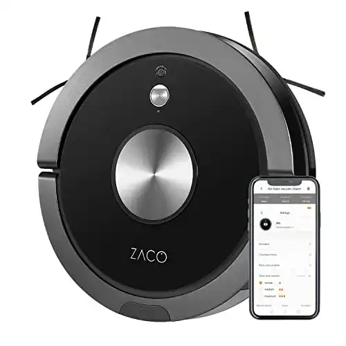 ZACO-Saugroboter ZACO A9s, App und Alexa Steuerung