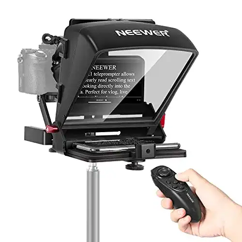 Teleprompter Neewer X1 Mini , 8″ Tragbarer für iPad Tablet