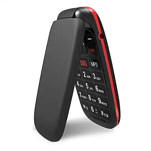 Klapphandy ukuu 1,8″ GSM Mobiltelefon Dual SIM Senioren