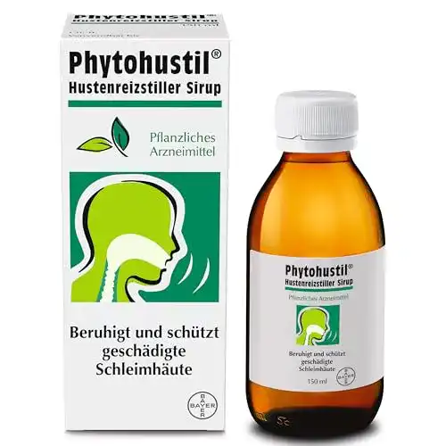 Die beste Mittel gegen Reizhusten Phytohustil Hustenreizstiller Sirup, 150 ml 2026 Test Bestseller Mittel gegen Reizhusten Phytohustil Hustenreizstiller Sirup, 150 ml