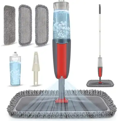 Sprühwischer MEXERRIS Bodenwischer mit Sprühfunktion, 410ml