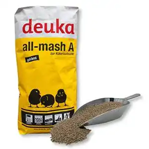 Hühnerfutter deuka all-mash A gekörnt, für Hühnerküken 25 kg