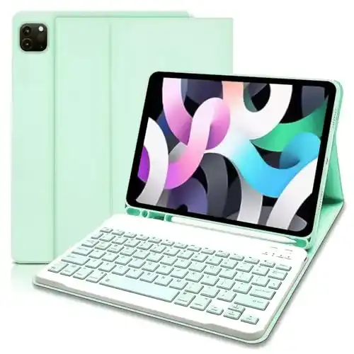 iPad-Air-4-Tastatur Zanfee Tastatur Hülle für iPad Air 4. Generation