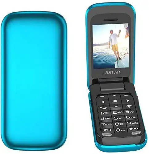 Mini-Handy 1801tech L8star BM60 Mini-Flip, SIM- und TF-Karte