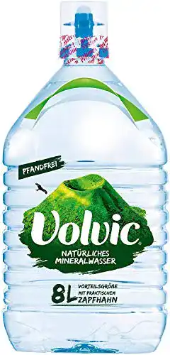 Stilles Mineralwasser Volvic Naturelle, 8.00 l