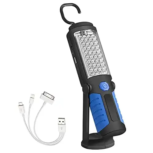 Werkstattlampe SunTop LED Arbeitsleuchte Mit Magnet Aufladbar