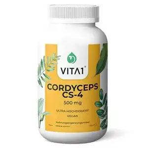 Cordyceps VITA 1 VITA1 Sinensis 500mg, 120 Kapseln, vegan
