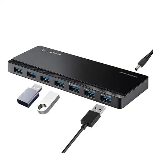 USB-Hub mit Netzteil TP-Link UH700 7-Port USB 3.0 HUB