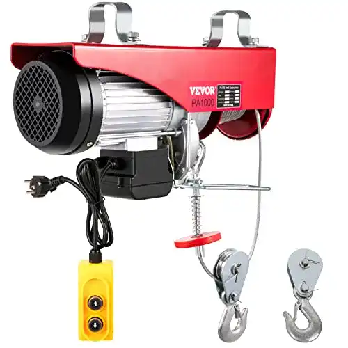 Seilwinde Morffa Electric Hoist Lift 2204LBS 1000KG, 220V