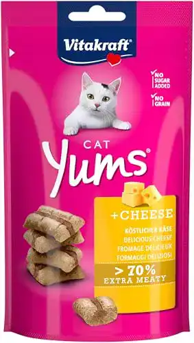 Vitakraft-Katzenfutter Vitakraft Katzensnack Cat Yums Käse, 40g