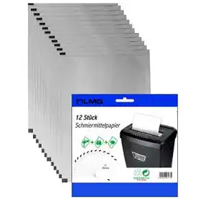 Ölpapier LMG Germany [12Stück] Premium für Aktenvernichter