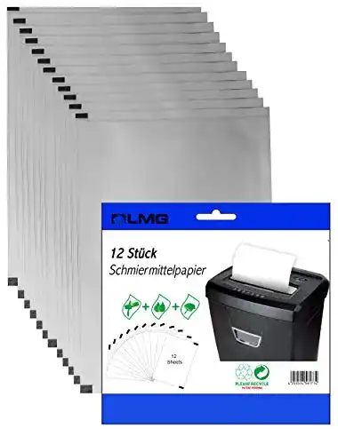 Ölpapier LMG Germany [12Stück] Premium für Aktenvernichter