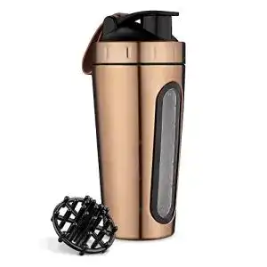 Edelstahl-Shaker Navaris Protein Shaker Flasche Edelstahl 750ml