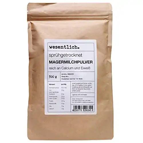 Magermilchpulver wesentlich. (500g) – im Standbodenbeutel