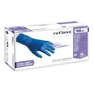 Latexhandschuhe REFLEXX R98 mit Hoher Beständigkeit, Puderfrei