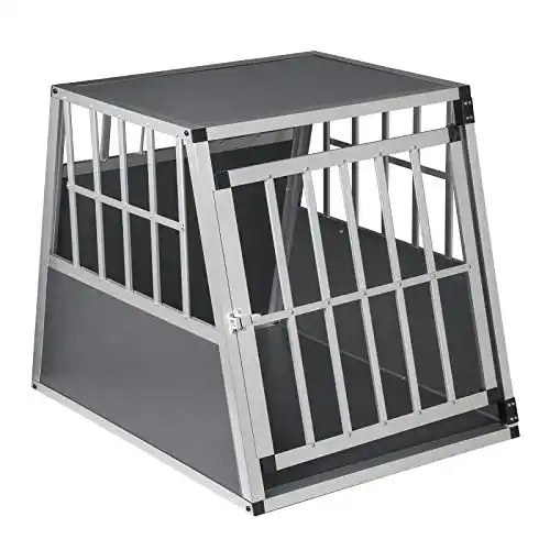 Eugad-Hundebox EUGAD Hundetransportbox Alu 85 x 65 x 69 cm