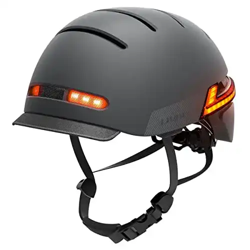 Fahrradhelm mit Blinker LIVALL Erwachsene BH51T Neo, schwarz