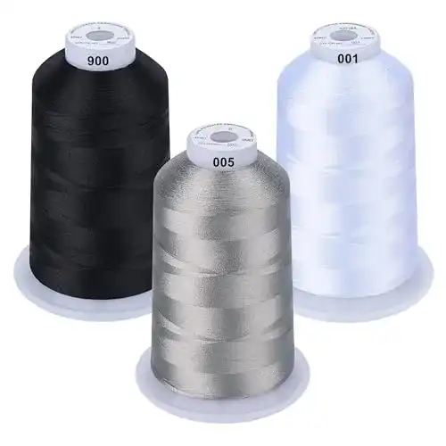 Maschinenstickgarn Simthread 5000M Spulen Set klassische Farben