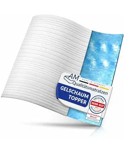Gel-Topper (80×200) AM Qualitätsmatratzen mit RG 50