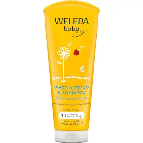 Baby-Shampoo WELEDA Baby Calendula Waschlotion & Shampoo