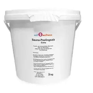 Saunasalz well2wellness Sauna Peelingsalz Extra/ fein 3,0 kg