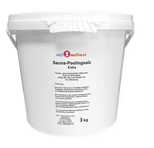 Saunasalz well2wellness Sauna Peelingsalz Extra/ fein 3,0 kg