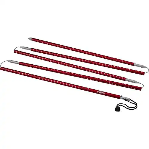 Lawinensonden McKINLEY Lawinensonde Schneesonde, Rot/Grau