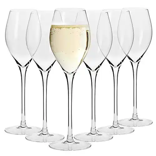 Champagnerglas Krosno Champagnergläser, Set von 6