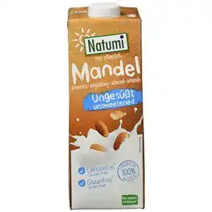 Mandelmilch Natumi Mandeldrink Ungesüßt Bio Vegan 1 ltr 6er Pack