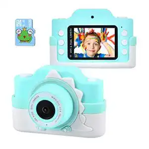 Kinderkamera Tyhbelle WiFi mit Cartoon-Schutzhülle 24 Megapixel