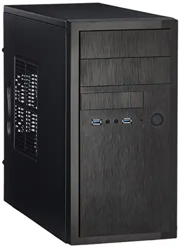 Mini-Tower-Gehäuse Chieftec HT-01B-350GPB Schwarz