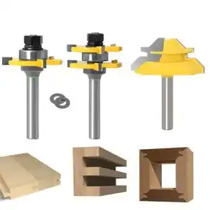 Verleimfräser APlus 45 Grad Lock Mitre Router Bit, Holzfräser