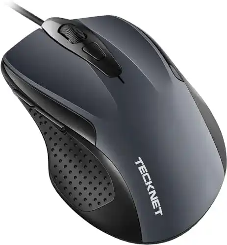 USB-Maus TECKNET Wired Maus Optical Business Mouse
