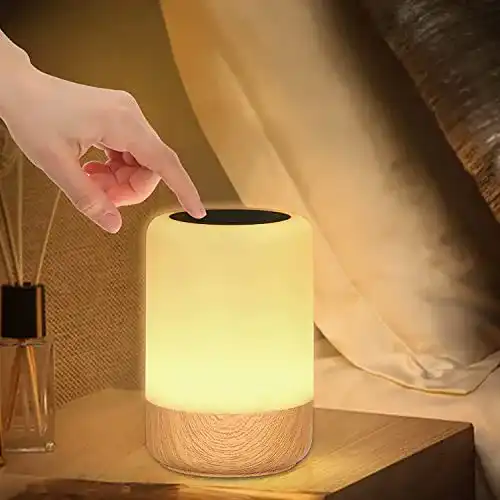Stilllicht Görvitor LED Nachttischlampe Touch Dimmbar