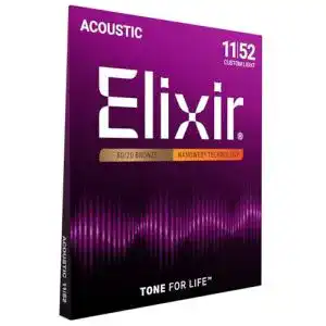 Elixir-Gitarrensaiten Elixir ® 11027 Saiten 80/20 Bronze