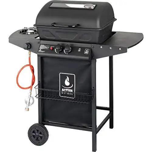 Gasgrill 2 Brenner ACTIVA Halifax Lavastein Gasgrill Modell 2020