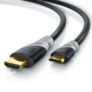 Mini-HDMI-Kabel CSL-Computer CSL, 5m Meter, 3-fach geschirmt