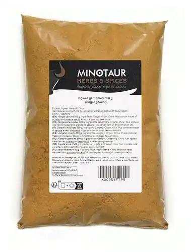 Ingwerpulver MINOTAUR Spices, Ingwer gemahlen, mild, 2 x 500g