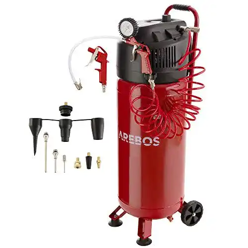 Kompressor 50l Arebos 50L Druckluftkompressor stehend 1500 W