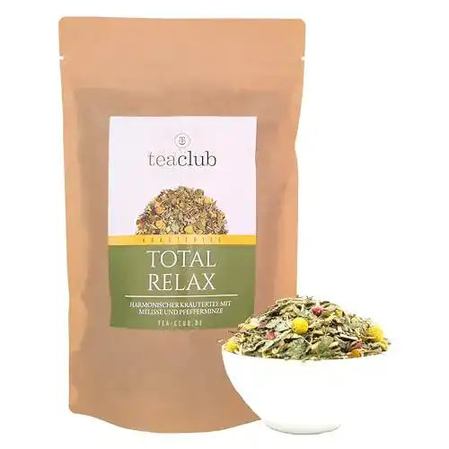 Kräutertee TeaClub Total Relax Basischer Lose 100g, Kräuter Tee