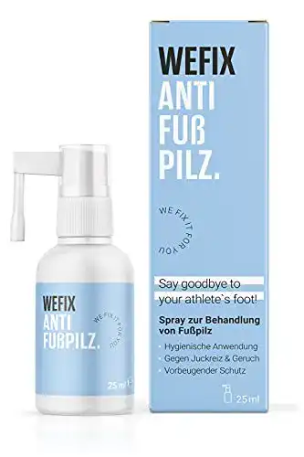 Fußpilz-Spray WeFix ® Anti Fußpilz Spray 25ml | STOPPT Juckreiz